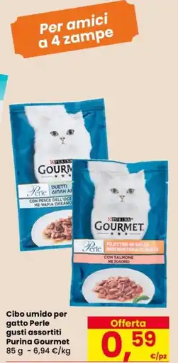Despar Cibo umido per gatto Perle Purina Gourmet offerta