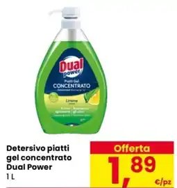 Despar Detersivo piatti gel concentrato Dual Power offerta