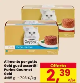 Despar Alimento per gatto Gold Purina Gourmet Gold offerta
