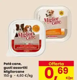 Despar Patè cane Migliorcane offerta