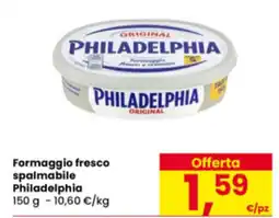 Eurospar Formaggio fresco spalmabile Philadelphia offerta