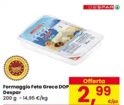 Eurospar Formaggio Feta Greca DOP Despar offerta