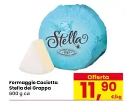 Eurospar Formaggio Caciotta Stella del Grappa offerta