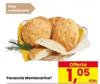 Eurospar Focaccia Montanarina offerta