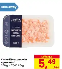 Eurospar Coda di Mazzancolla sgusciata offerta