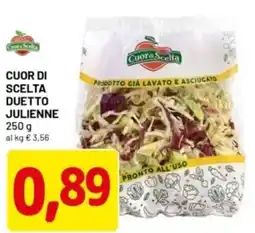 DPiù Cuor di scelta duetto julienne offerta