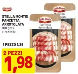 DPiù Stella montis pancetta arrotolata offerta
