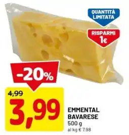DPiù Emmental bavarese offerta