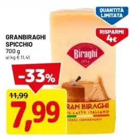 DPiù Granbiraghi spicchio offerta