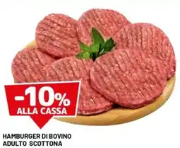 DPiù Hamburger di bovino adulto scottona offerta