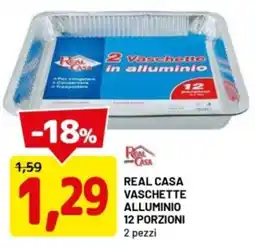 DPiù Real casa vaschette alluminio offerta