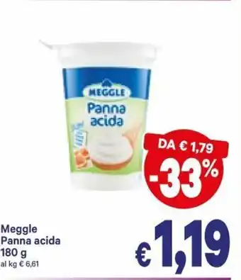 A&O Meggle Panna acida 180g offerta