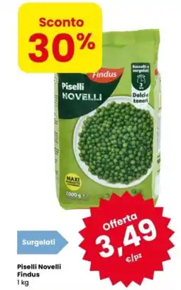 Eurospar Piselli Novelli Findus offerta