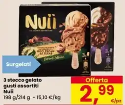 Eurospar 3 stecco gelato Nuii offerta