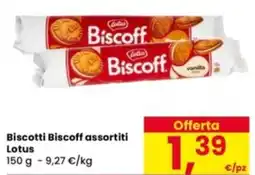 Eurospar Biscotti Biscoff Lotus offerta