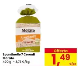 Eurospar Spuntinelle 7 Cereali Morato offerta