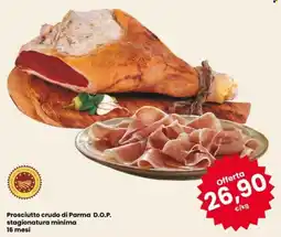 Eurospar Prosciutto crudo di Parma D.O.P. stagionatura minima 16 mesi offerta