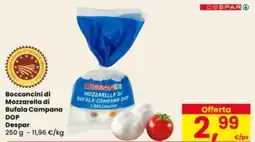 Eurospar Bocconcini di Mozzarella di Bufala Campana DOP Despar offerta
