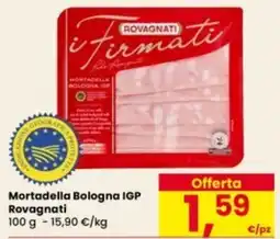 Eurospar Mortadella Bologna IGP Rovagnati offerta