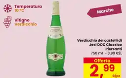 Eurospar Verdicchio dei castelli di Jesi DOC Classico Piersanti offerta