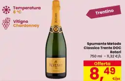 Eurospar Spumante Metodo Classico Trento DOC Rotari offerta