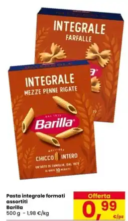 Eurospar Pasta integrale Barilla offerta