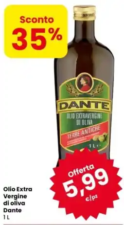 Eurospar Olio Extra Vergine di oliva Dante offerta