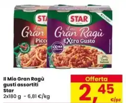 Eurospar Il Mio Gran Ragù Star offerta