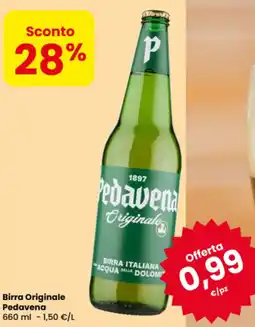 Eurospar Birra Originale Pedavena offerta