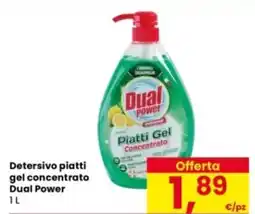 Eurospar Detersivo piatti gel concentrato Dual Power offerta