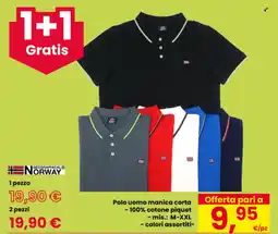 Eurospar Polo uomo manica corta offerta