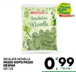 Eurospar Insalata novella passo dopo passo DESPAR offerta