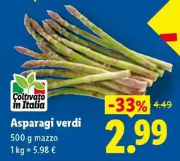 Lidl ASPARAGI VERDI offerta