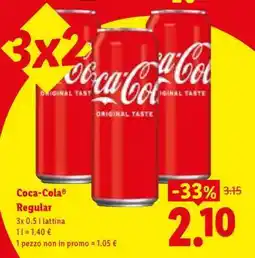 Lidl Coca Cola Regular offerta