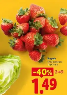 Lidl Fragole offerta