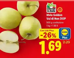 Lidl Mele Golden Val di Non DOP offerta