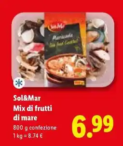 Lidl Sol&Mar Mix di frutti di mare offerta