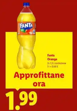 Lidl Fanta Orange offerta
