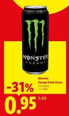 Monster Energy Drink Green