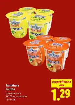 Lidl Sant'Anna SanThé offerta