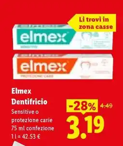 Lidl Elmex Dentifricio offerta