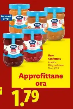 Lidl Hero Confettura offerta