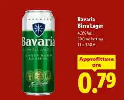 Lidl Bavaria Birra Lager offerta
