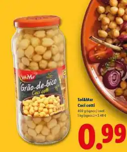 Lidl Sol&Mar Ceci cotti offerta