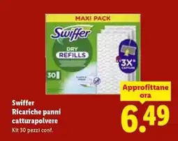 Lidl Swiffer Ricariche panni catturapolvere offerta