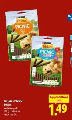 Lidl Friskies PicNic Sticks offerta