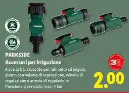 Lidl PARKSIDE Accessori per irrigazione offerta