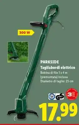 Lidl PARKSIDE Tagliabordi elettrico offerta