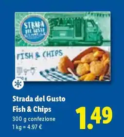 Lidl Strada del Gusto Fish & Chips offerta