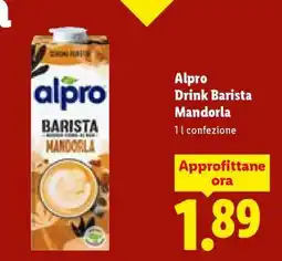 Lidl Alpro Drink Barista Mandorla offerta